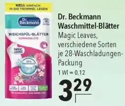 CITTI Markt Dr. Beckmann Waschmittel-Blätter Angebot