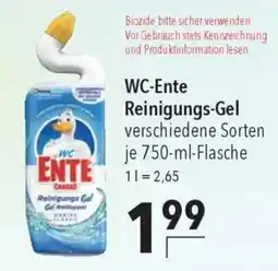 CITTI Markt WC-Ente Reinigungs-Gel Angebot