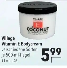 CITTI Markt Village Vitamin E Bodycream Angebot