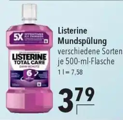 CITTI Markt Listerine Mundspülung Angebot