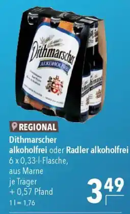CITTI Markt Dithmarscher alkoholfrei oder Radler alkoholfrei Angebot