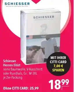 CITTI Markt Schiesser Herren-Shirt Angebot