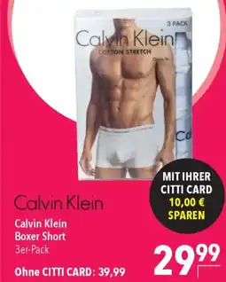 CITTI Markt Calvin Klein Boxer Short Angebot