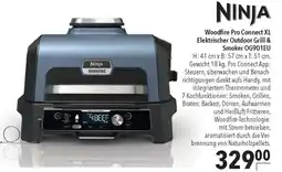CITTI Markt NINJA Woodfire Pro Connect XL Elektrischer Outdoor Grill & Smoker OG901EU Angebot
