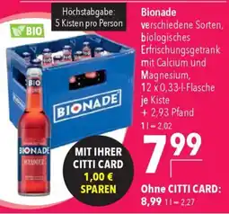 CITTI Markt Bionade Angebot