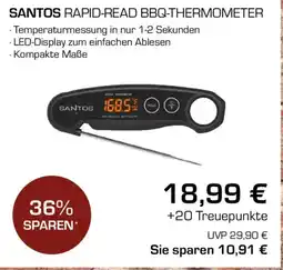CITTI Markt SANTOS RAPID-READ BBQ-THERMOMETER Angebot