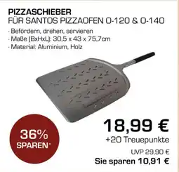 CITTI Markt PIZZASCHIEBER FÜR SANTOS PIZZAOFEN 0-120 & 0-140 Angebot