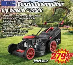 Posten Börse Gude Benzin Rasenmäher Big Wheeler 514.9R Angebot