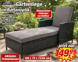 Posten Börse KYNAST Gartenliege in Rattanoptik Angebot