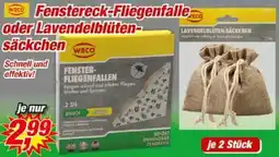 Posten Börse WECO Fenstereck-Fliegenfalle oder Lavendelblüten Säckchen Angebot