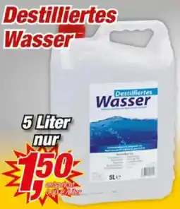 Posten Börse Destilliertes Wasser Angebot