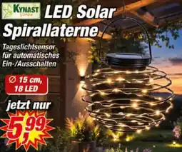 Posten Börse KYNAST LED Solar Spirallaterne Angebot