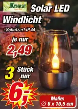 Posten Börse KYNAST Solar LED Windlicht Angebot