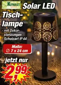 Posten Börse KYNAST Solar LED Tischlampe Angebot