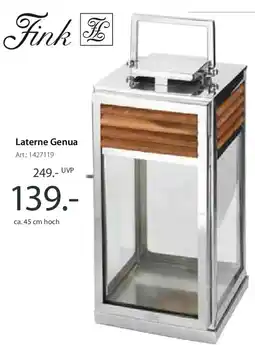 Zurbrüggen Fink Laterne Genua Angebot