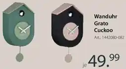 Zurbrüggen Wanduhr Grato Cuckoo Angebot