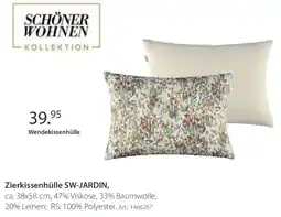 Zurbrüggen SCHÖNER WOHNEN Zierkissenhülle SW-JARDIN Angebot