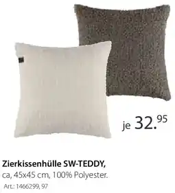 Zurbrüggen SCHÖNER WOHNEN Zierkissenhülle SW-TEDDY Angebot