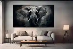 Zurbrüggen Metallbild Silver Elephant I Angebot