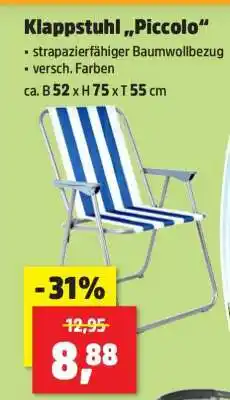 Thomas Philipps Klappstuhl „Piccolo“ Angebot