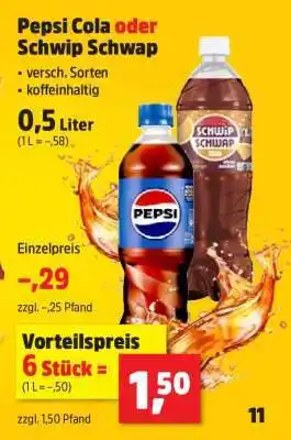 Pepsi Cola oder Schwip Schwap