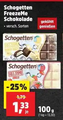 Thomas Philipps Schogetten FreezeMe Schokolade Angebot