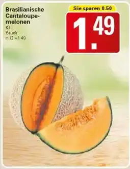 WEZ Brasilianische Cantaloupemelonen Angebot