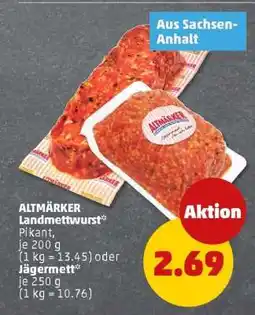 PENNY ALTMÄRKER Landmettwurst Angebot