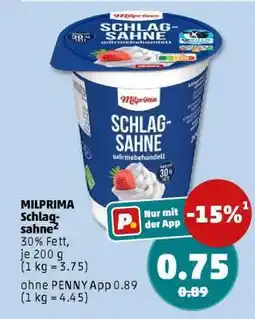 PENNY MILPRIMA Schlag-sahne² Angebot