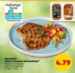 PENNY Frische Schweine-Nackensteaks Angebot