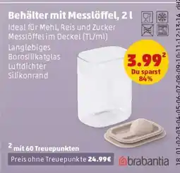 PENNY Behälter mit Messlöffel, 2 l Angebot