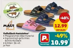PENNY Tieffußbett- Pantoletten Angebot
