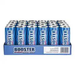 Netto Marken-Discount Booster Energy Drink Juneberry 0,33 Liter Dose, 24er Pack Angebot