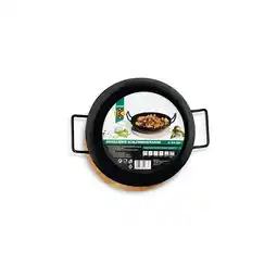 Netto Marken-Discount Karlkrüger Schlemmerpfanne mit Holzteller NOSTALGIE, 24 cm Angebot