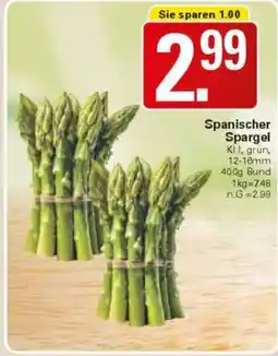 WEZ Spanischer Spargel Angebot