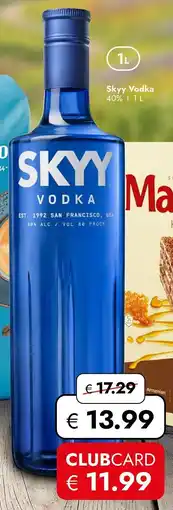 Travel Free Skyy Vodka Angebot