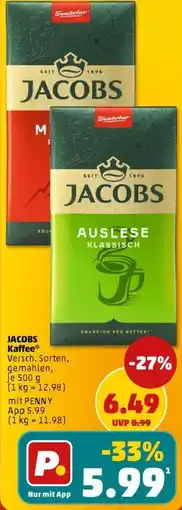 PENNY JACOBS Kaffee Angebot