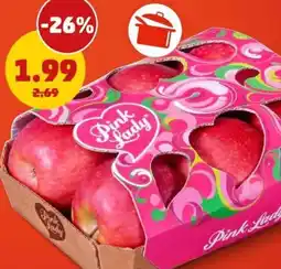 PENNY PINK LADY Rote Äpfel Angebot