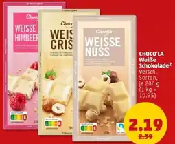 PENNY CHOCO'LA Weiße Schokolade Angebot