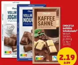 PENNY CHOCO'LA Gefüllte Schokolade Angebot