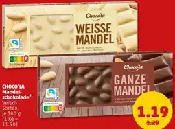 PENNY CHOCO'LA Mandelschokolade Angebot