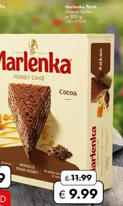 Travel Free Marlenka torte kakao Angebot