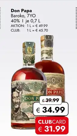 Travel Free Don papa baroko, 7yo Angebot