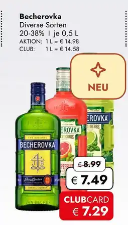 Travel Free Becherovka likör Angebot