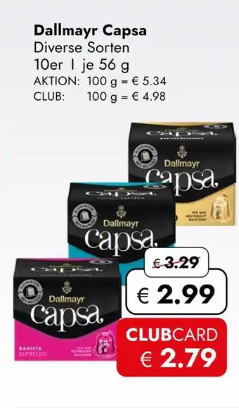 Travel Free Dallmayr capsa Angebot
