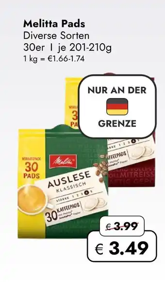 Travel Free Melitta pads Angebot