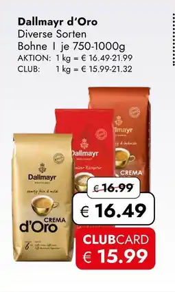 Travel Free Dallmayr d’oro crema Angebot