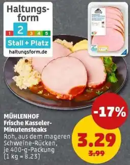 PENNY MÜHLENHOF Frische Kasseler Minutensteaks Angebot