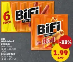 PENNY BIFI Mini-Salami Original oder Original Roll Angebot