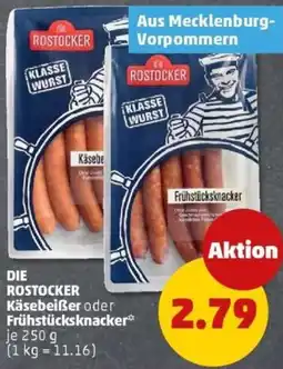 PENNY DIE ROSTOCKER Käsebeißer oder Frühstücksknacker Angebot